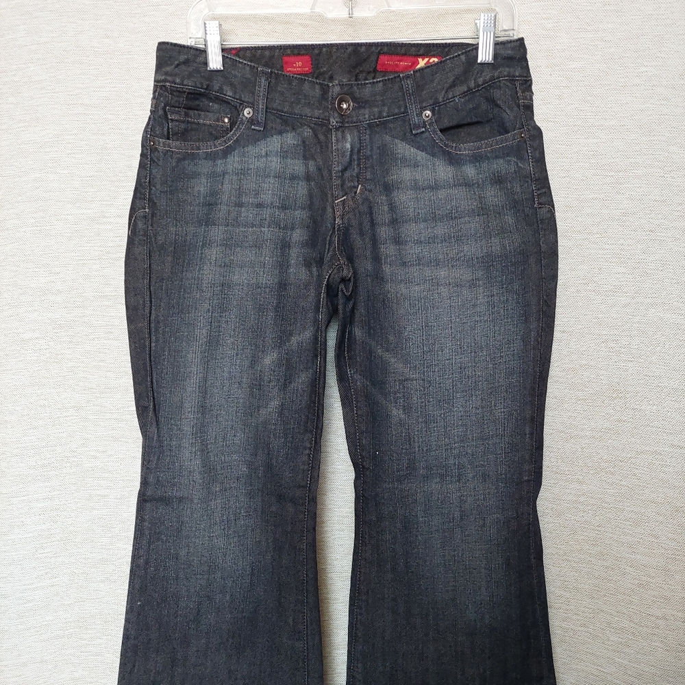 Express X2 Stella Full Leg Low Rise Jeans Size 8S - Picture 3 of 11